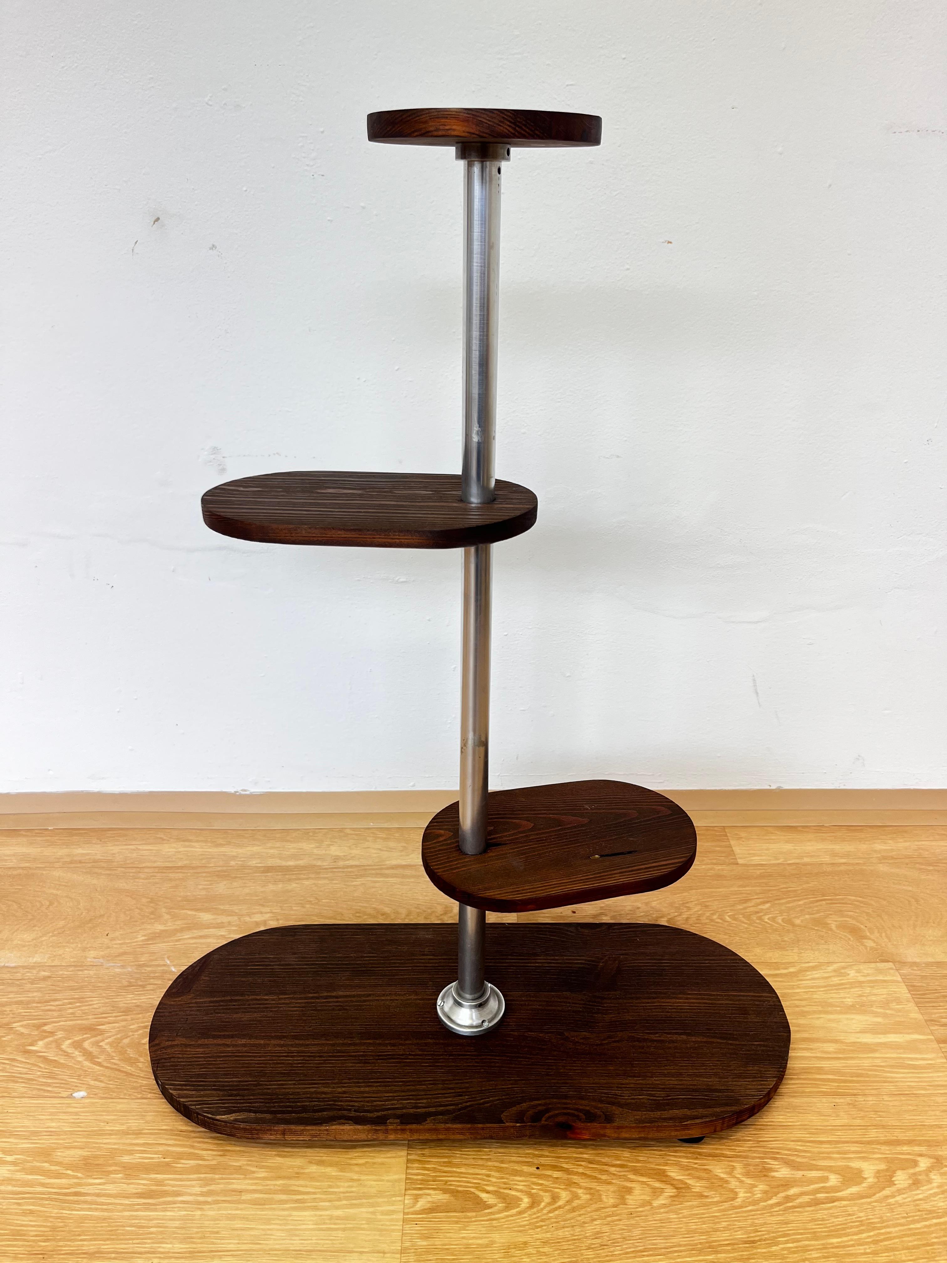 Jardinera tubular cromada Bauhaus - Años 40 Aluminio en venta