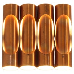 Tubular Copper Sconce, Spain, 1960's