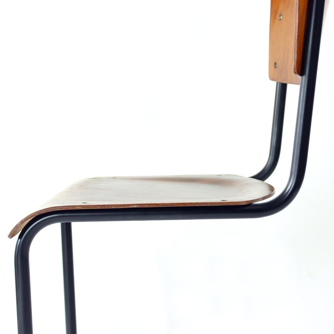 Tubular Desk Chair By Kovona, 1950s For Sale 6