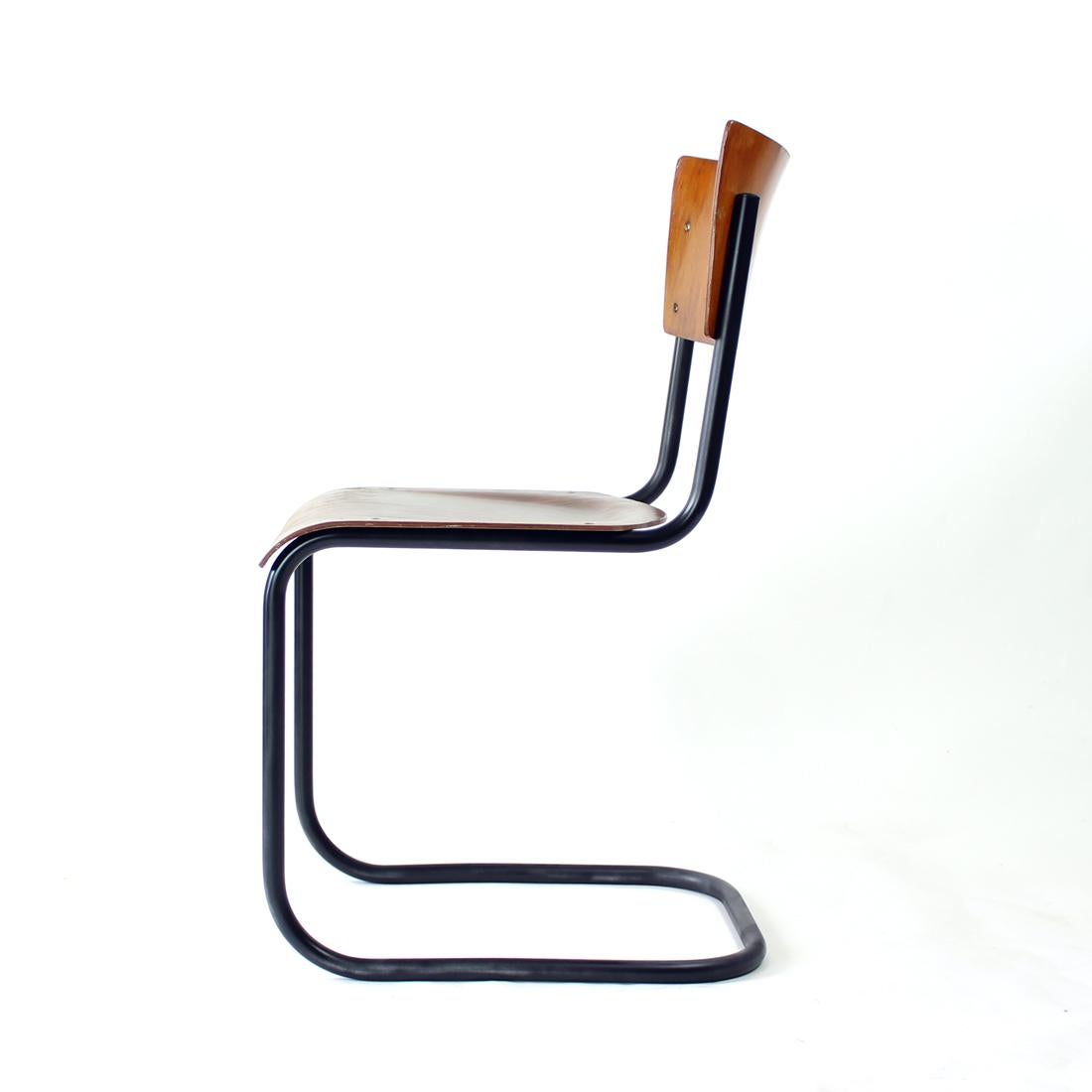 Mid-20th Century Tubular Desk Chair By Kovona, 1950s For Sale