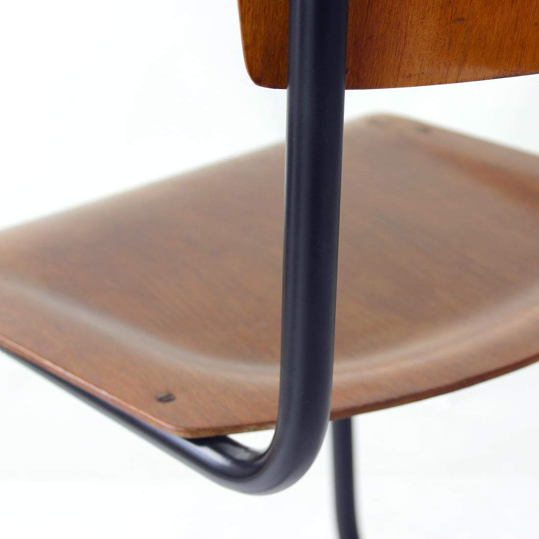 Tubular Desk Chair By Kovona, 1950s For Sale 1