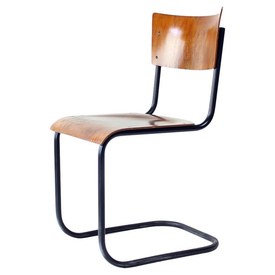 Chaise de bureau tubulaire de Kovona, années 1950