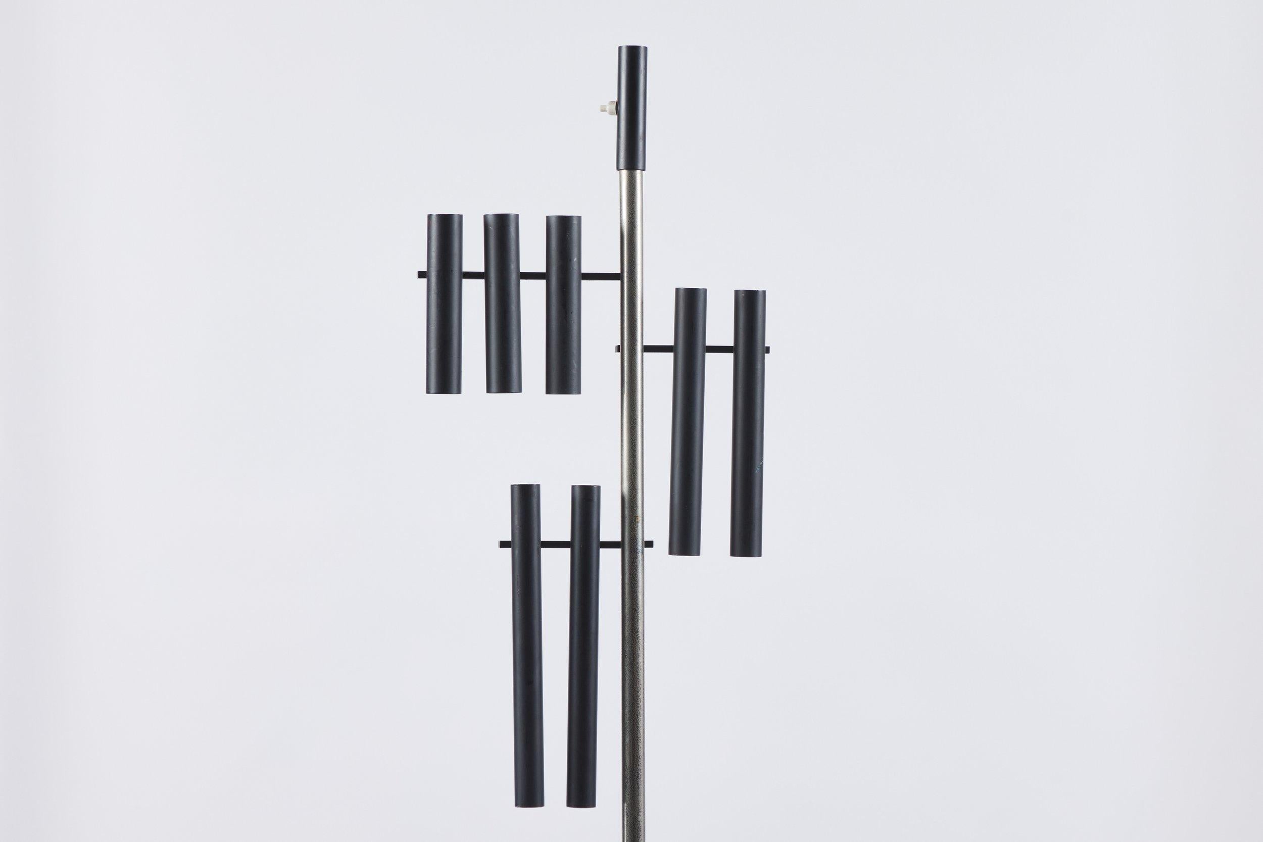  Tubular Floor Lamp by Oscar Torlasco Measures 12