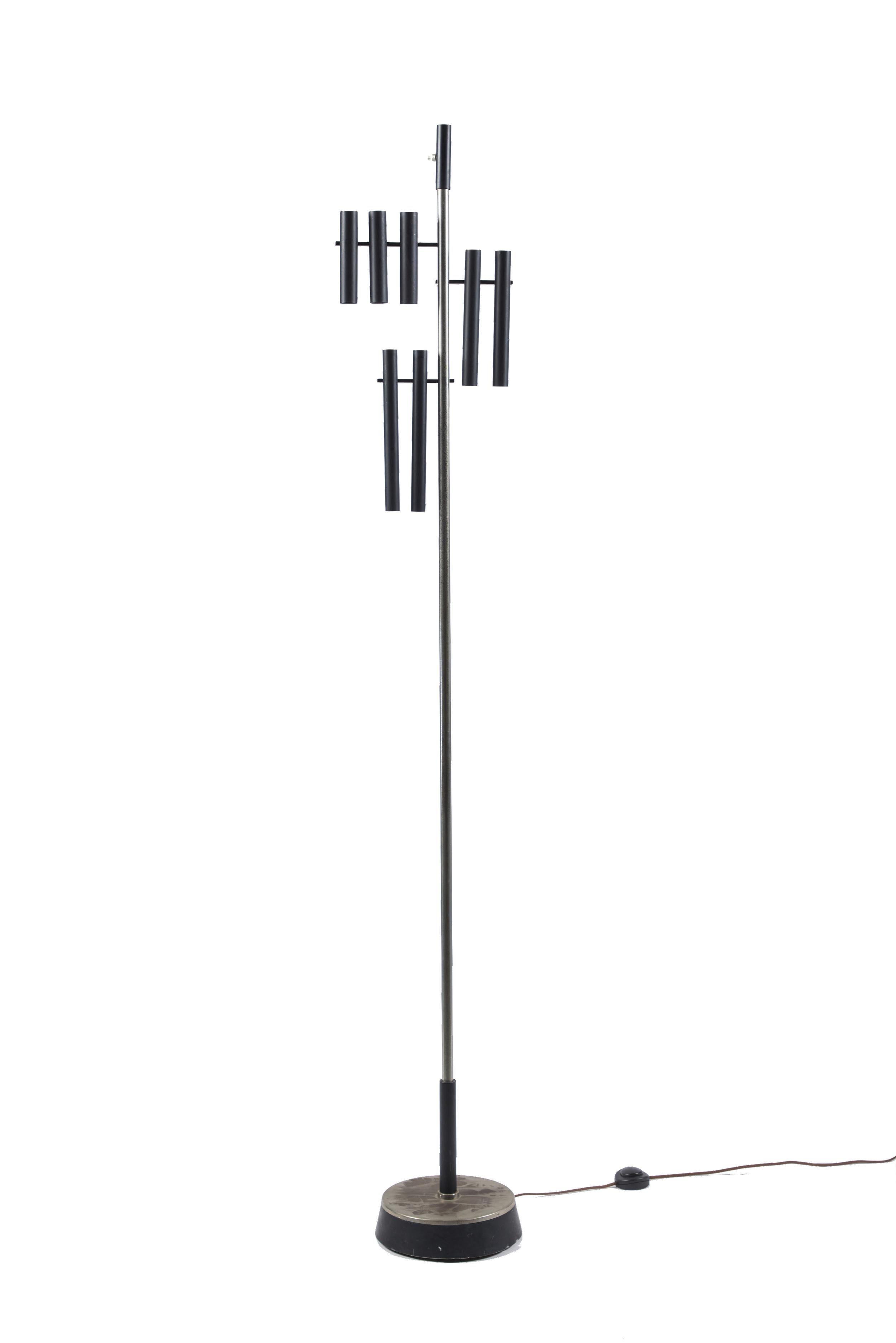 Tubular Floor Lamp by Oscar Torlasco For Sale 1
