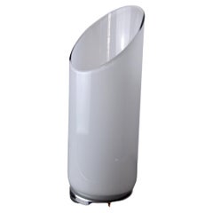 Tubular Lamp by Murano Mazzega, Opaque Glass, Italy, 1960