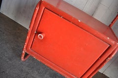 Tubular Metal Bedside Table from the 1930s