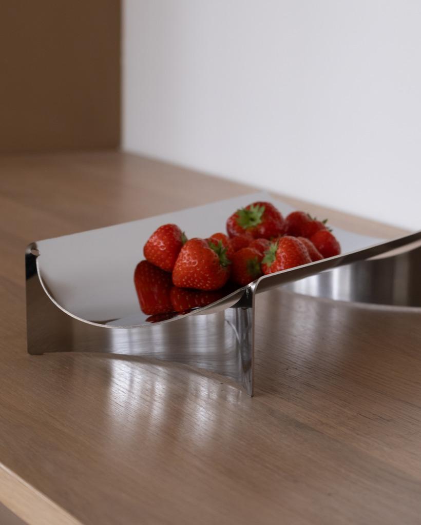 Contemporary Tubular mirror object For Sale