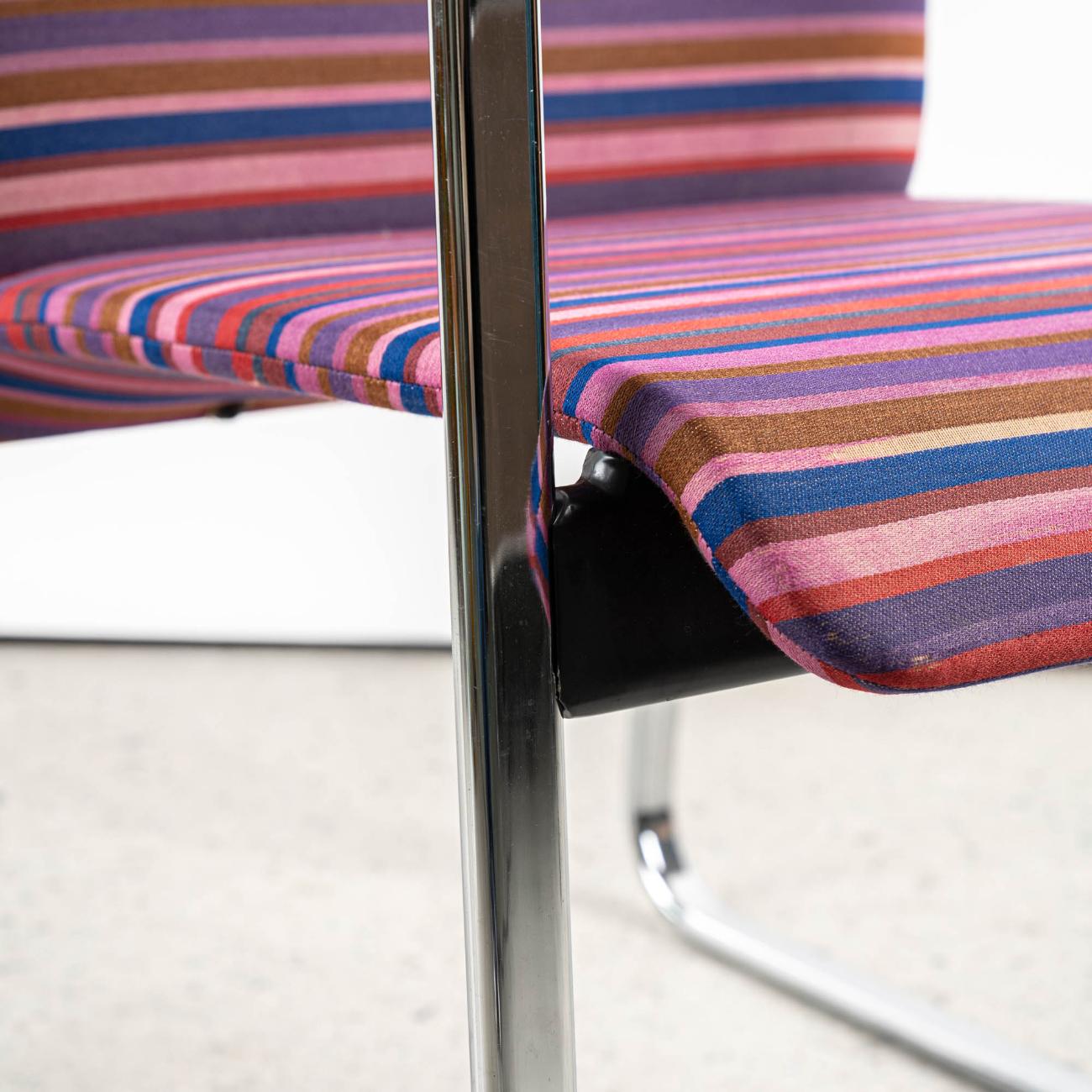 Upholstery Tubular Series Chair by Peter Protzman