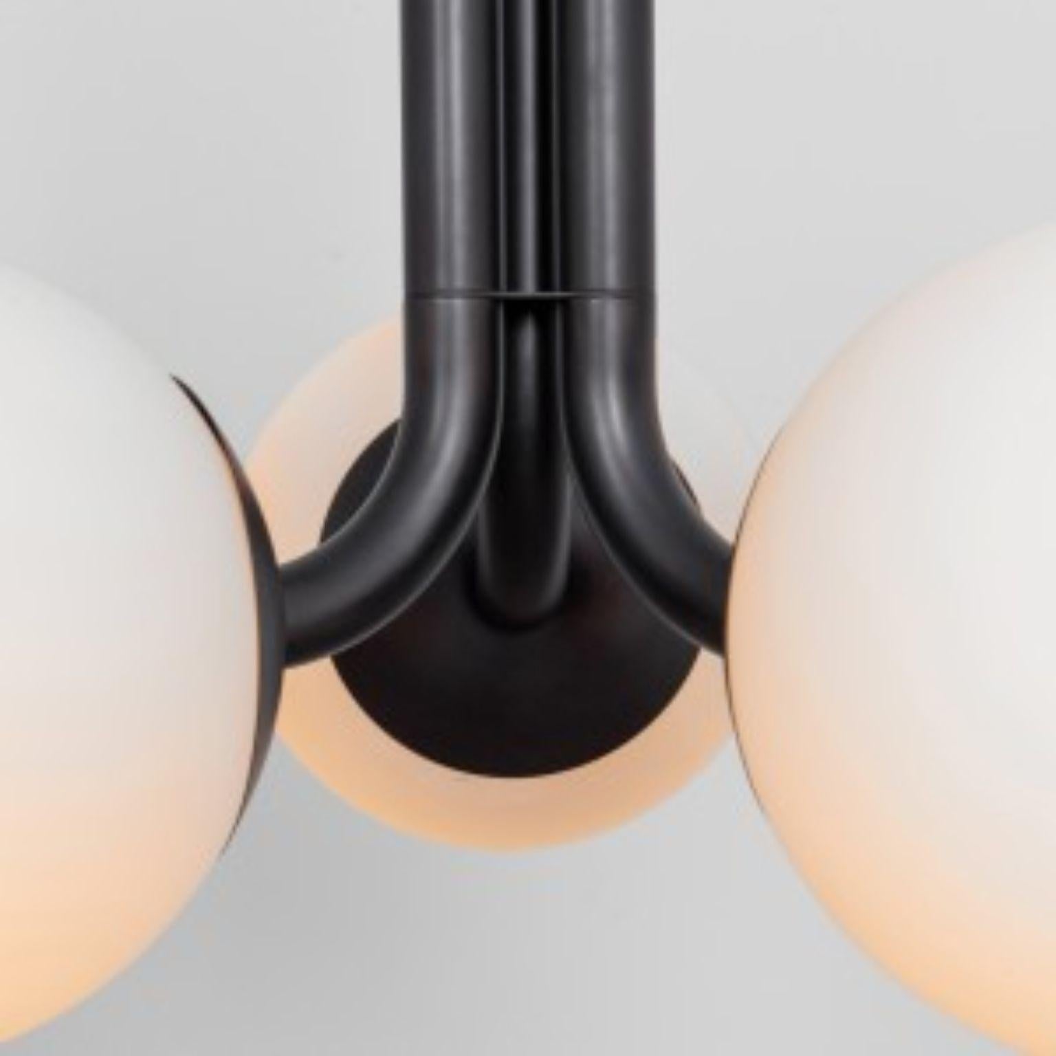 Tubular SM Brass Lámpara colgante 3 by Schwung Latón en venta