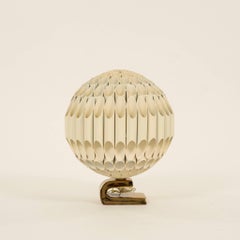 Tubular Sphere Table Lamp Attributed to Roger Rougier