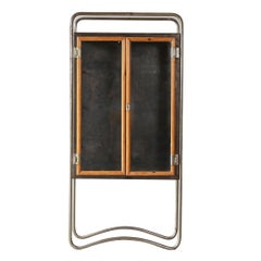 Tubular Steel and Wood Cabinet, 1940s