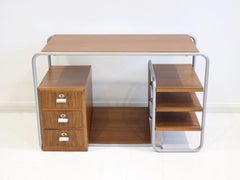 Tubular Steel and Wood Writing Desk, circa 1930