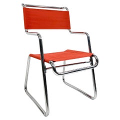 Fauteuil en acier tubulaire de Karel Ort pour Hynek Gottwald, années 1930