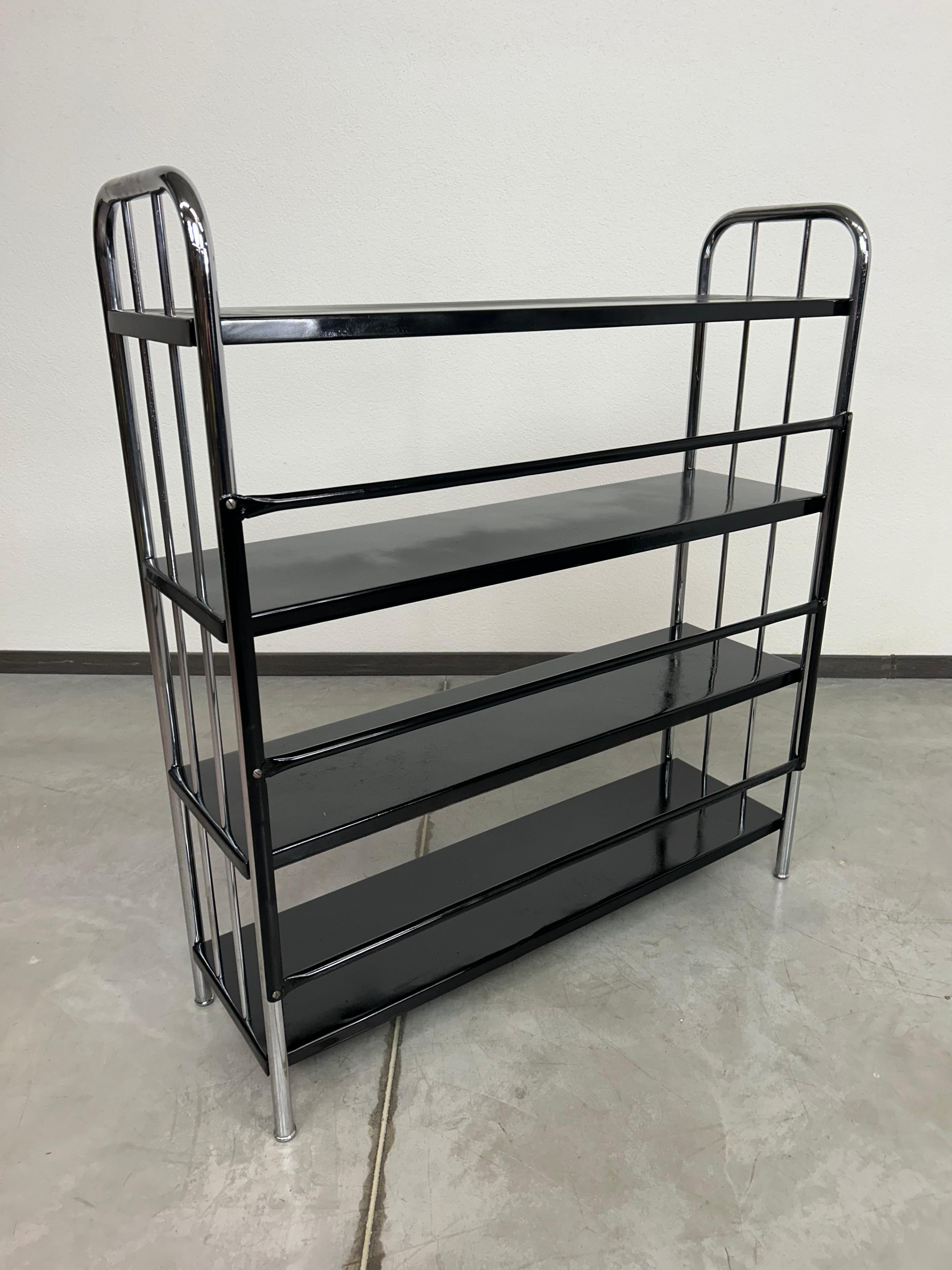 Tubular steel bauhaus etagere For Sale 2