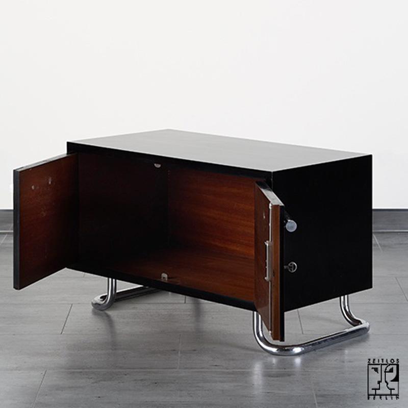 Galvanized Tubular steel cabinet in Bauhaus Design For Sale