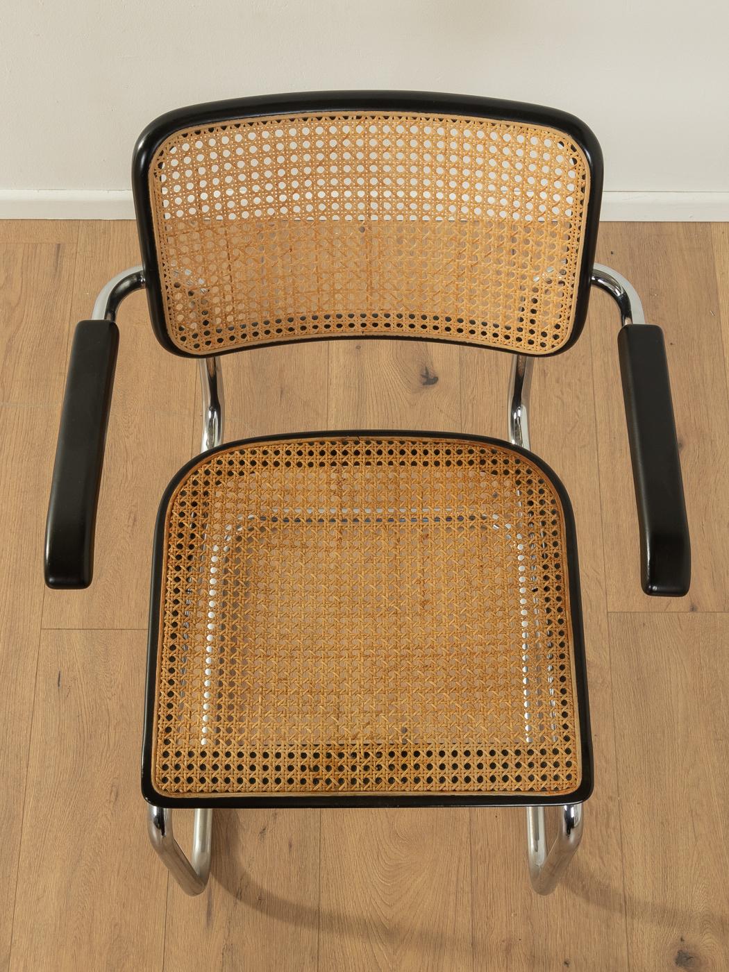 Tubular steel chair S 64, Marcel Breuer for Thonet In Good Condition For Sale In Neuss, NW