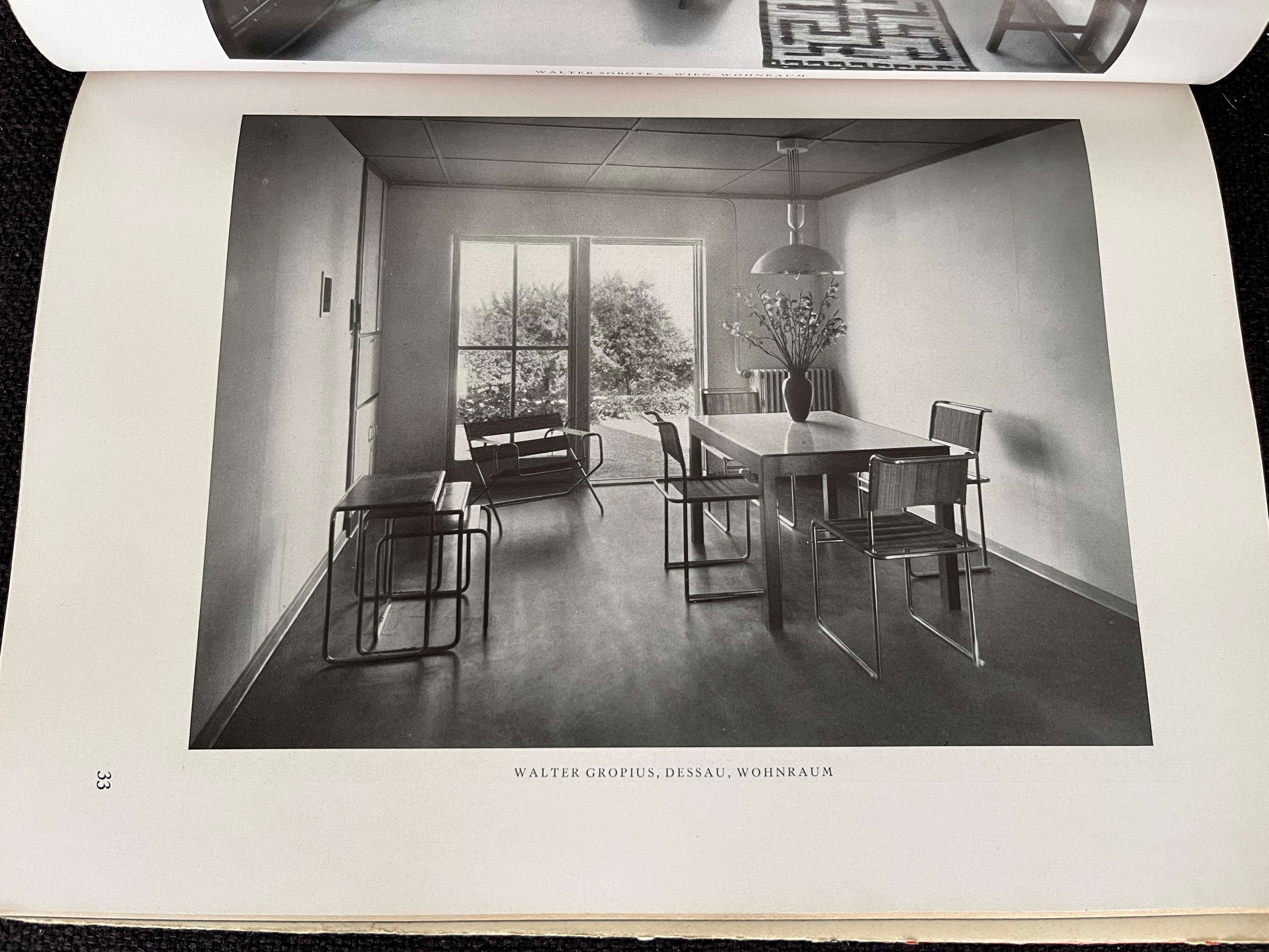 Livre de meubles en acier tubulaire / Intérieur Bauhaus - Die Schöne Wohnung, années 1930 en vente 2