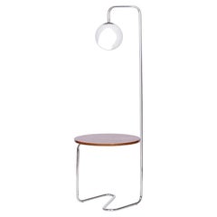 Lampada tubolare in acciaio Bauhaus Funzionalismo Contemporaneo