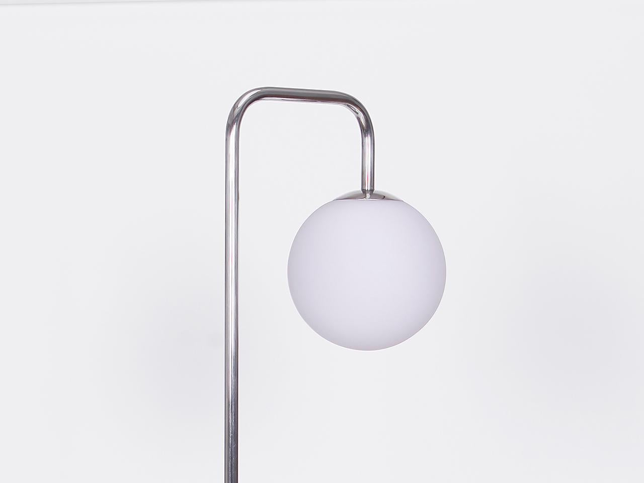 Czech Tubular Steel Lamp Bauhaus Functionalism Contemporary For Sale