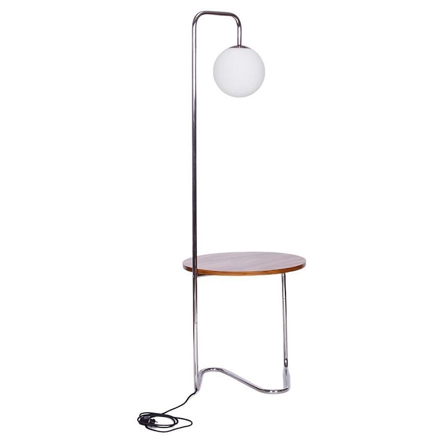 Tubular Steel Lamp Bauhaus Functionalism Contemporary For Sale