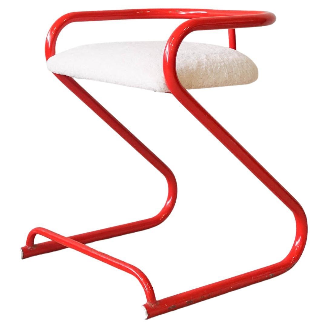 Tubular Steel “Z” Chair by Les Industries Amisco, 1970's For Sale