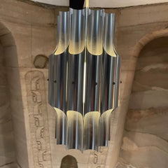 Tubular Wonder Chandelier Pendant  Robert & Trix Haussmann Swiss Lamps INT 1960s