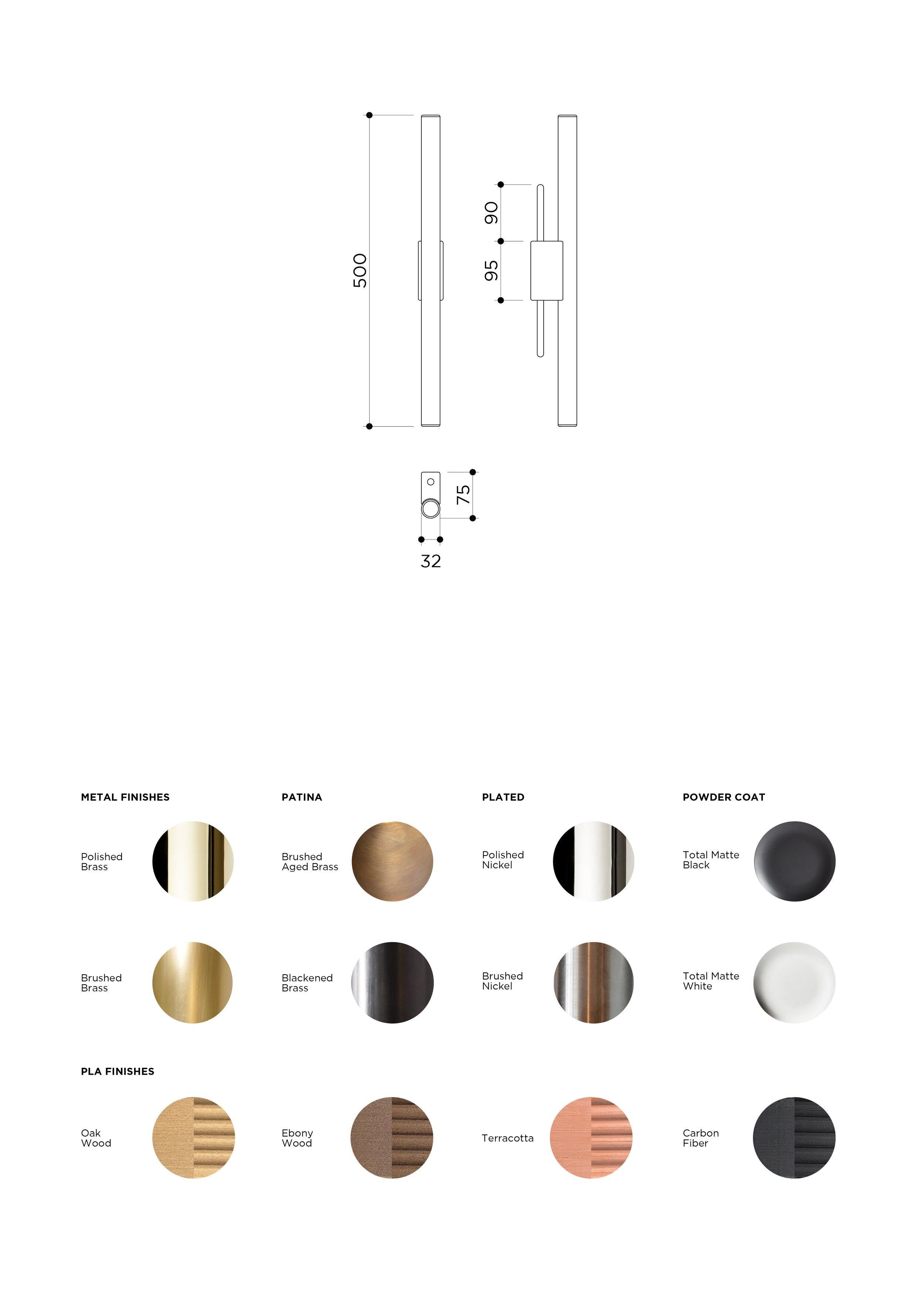 Post-Modern Tubus 50 Wall Light by Contain For Sale