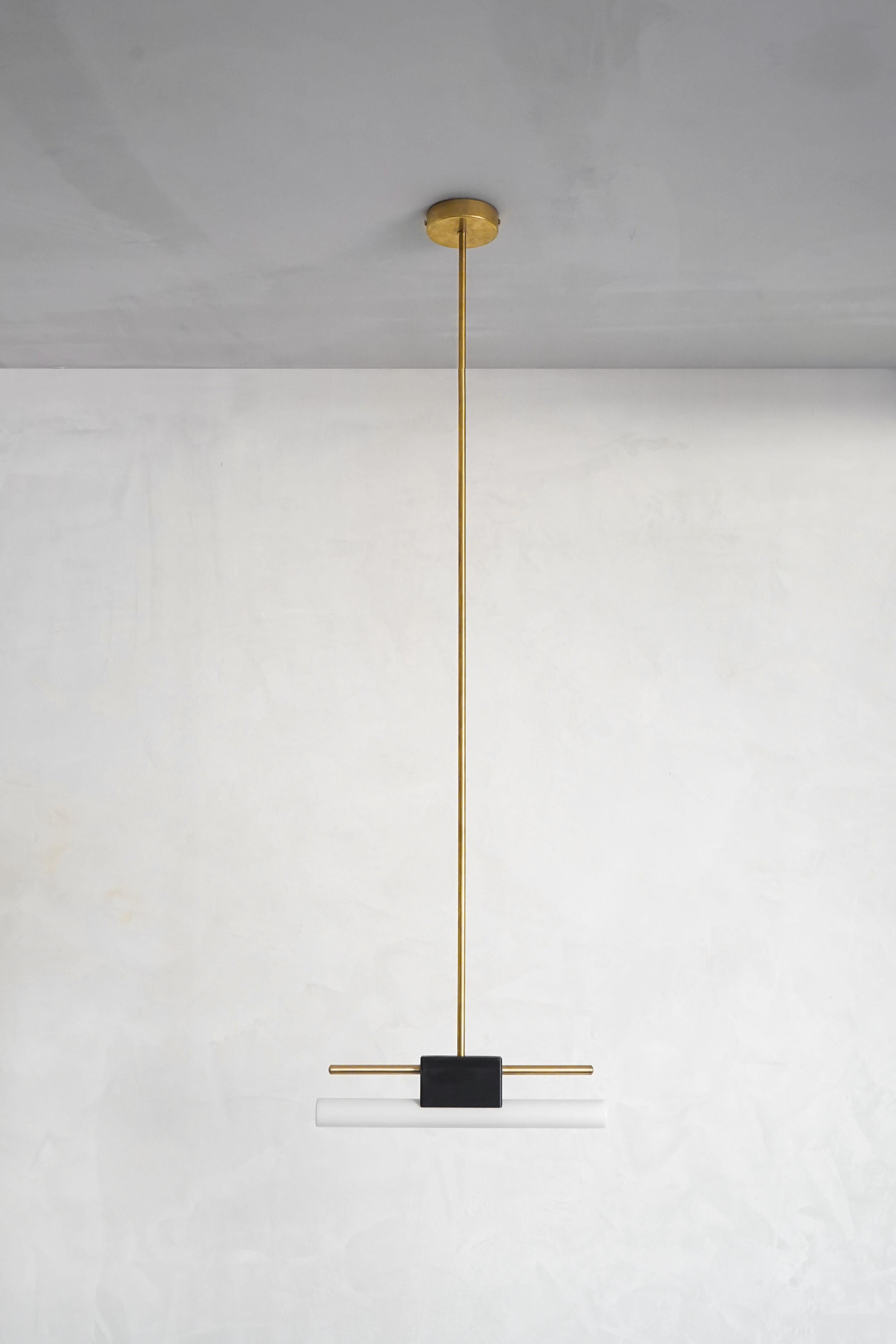 Post-Modern Tubus Simple Pendant by Contain For Sale