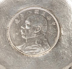 Tuck Chang Sterling Silver Dish with Coin