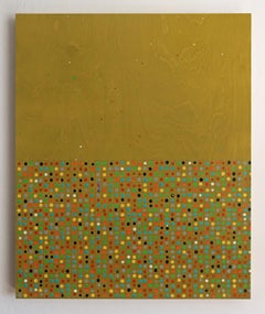 Untitled (MO18289), 2018 enamel on panel 30 x 24 in 