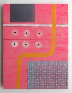 Untitled (MO18291), 2018, Enamel on panel, 24 x 18 inches