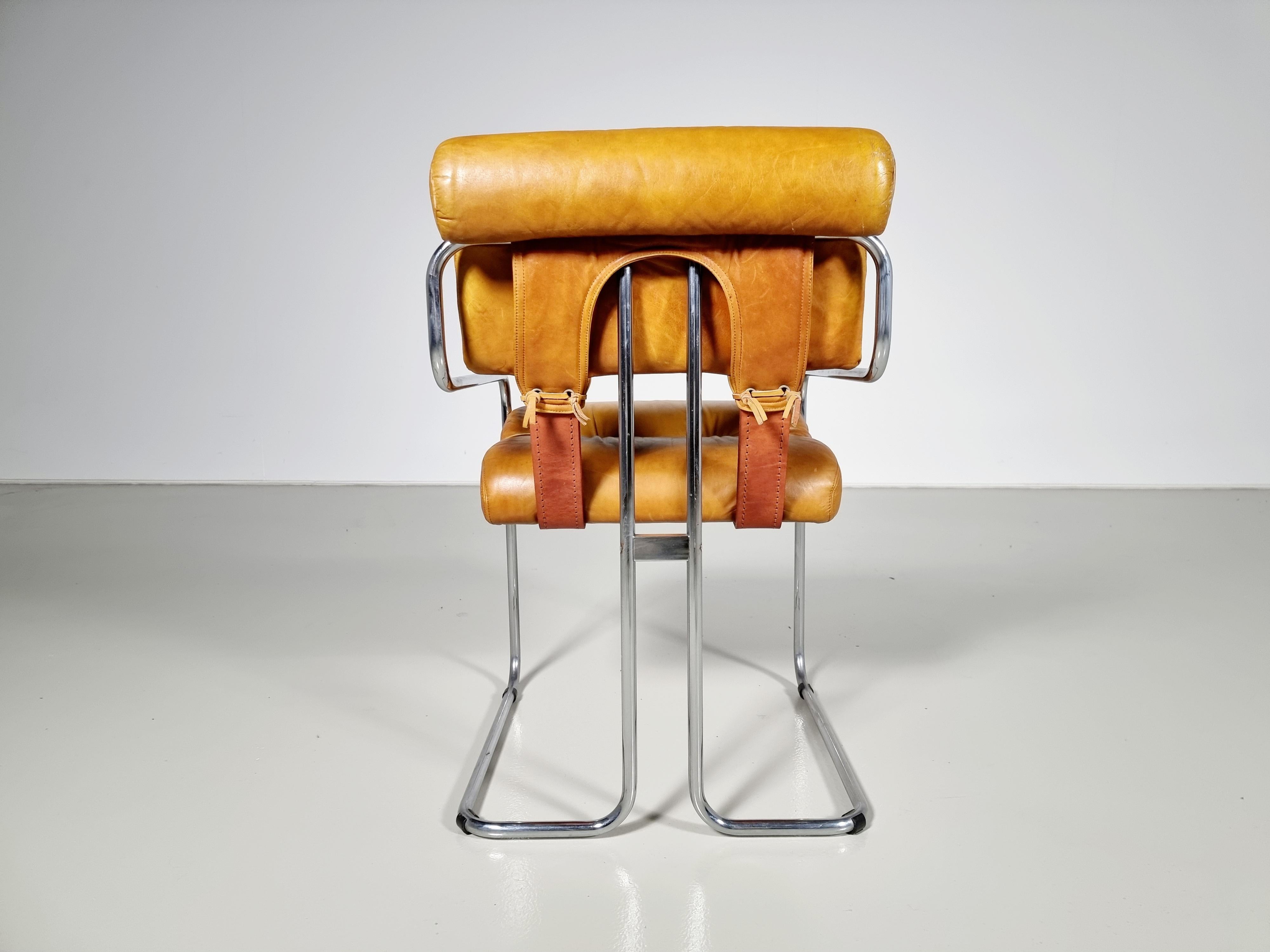 Tucroma Chairs by Guido Faleschini for I4 Mariani, 1970s, Set of 6 5