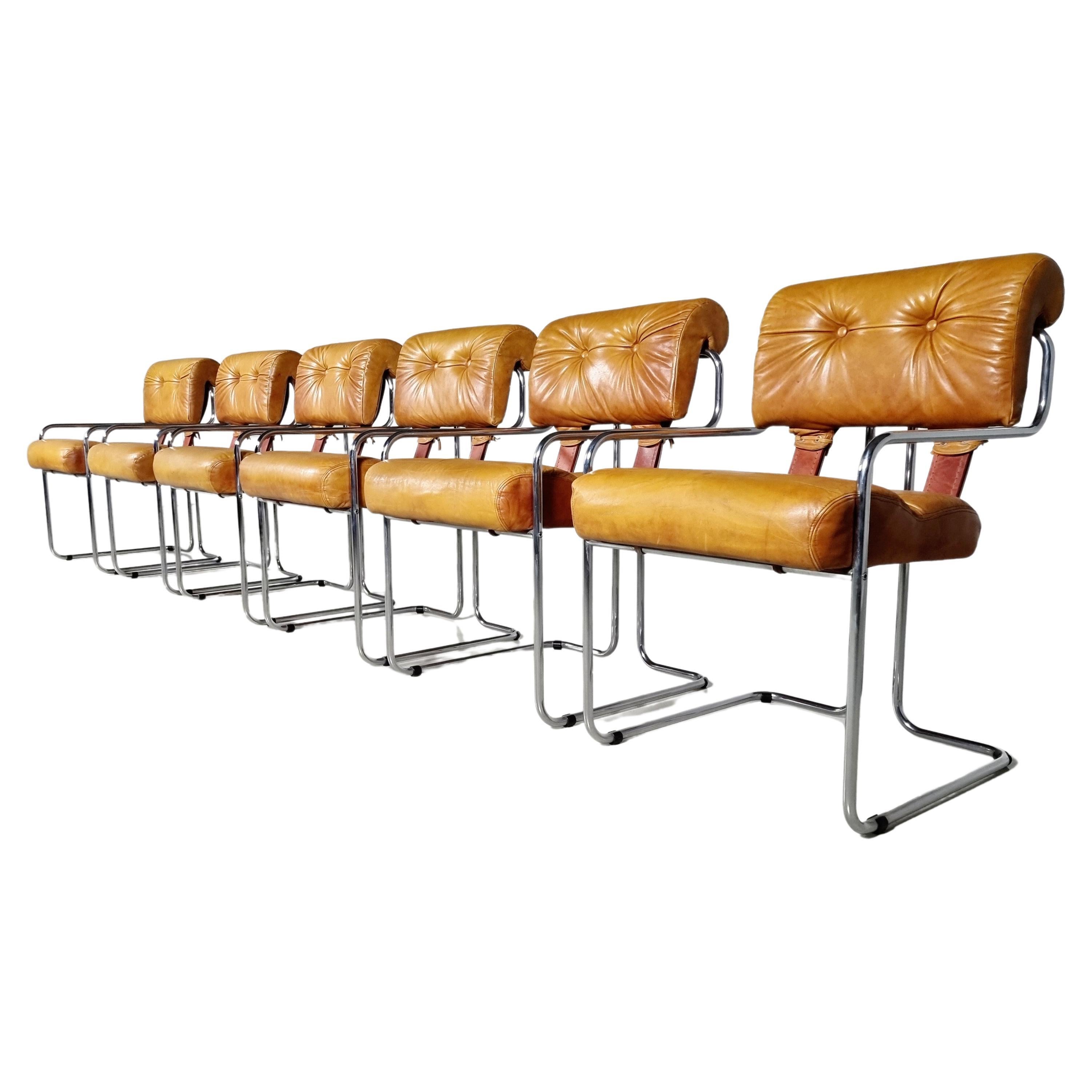 Tucroma Chairs by Guido Faleschini for I4 Mariani, 1970s, Set of 6