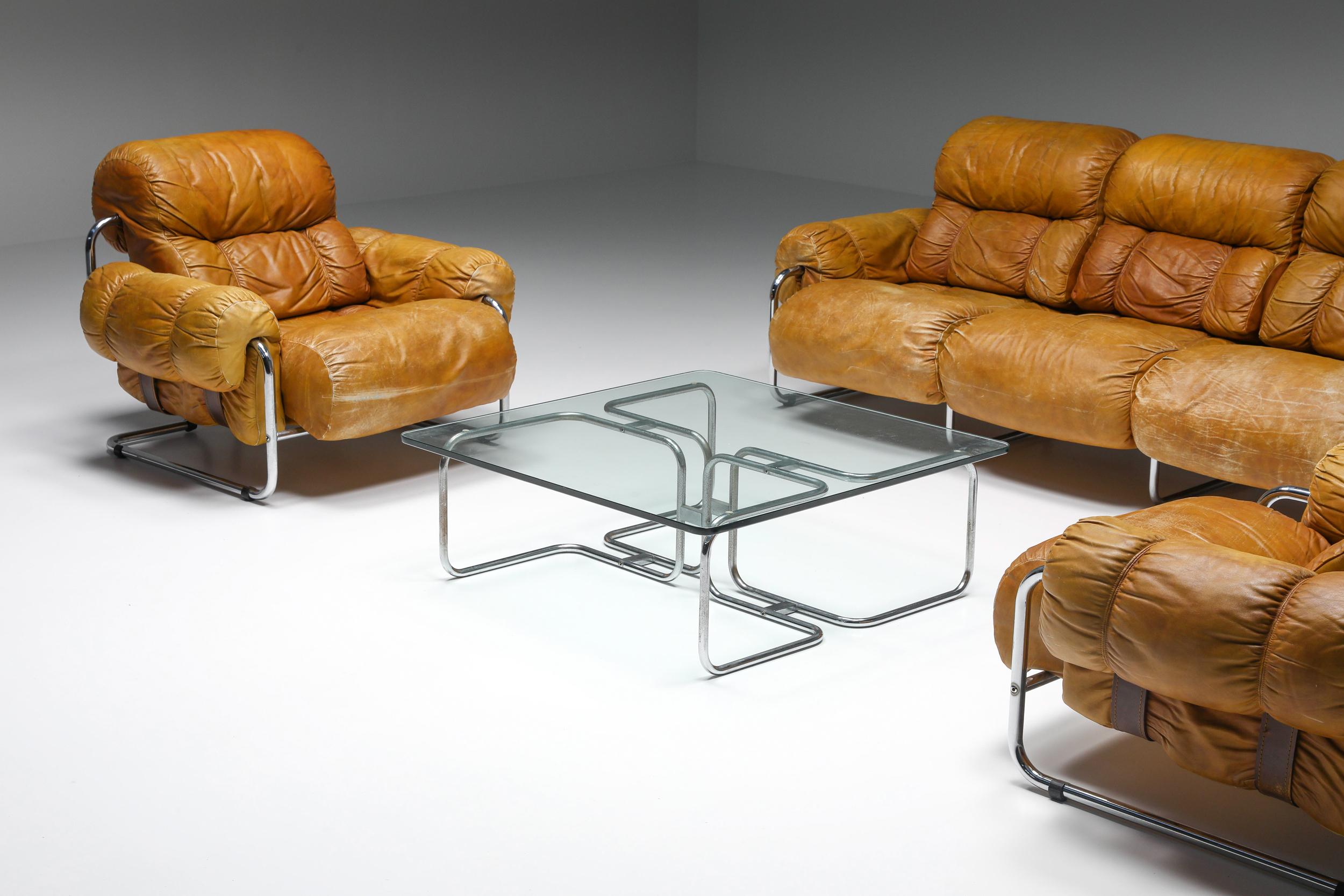 Tucroma Lounge Chairs by Guido Faleschini for Pace Collection, Italian Design 6