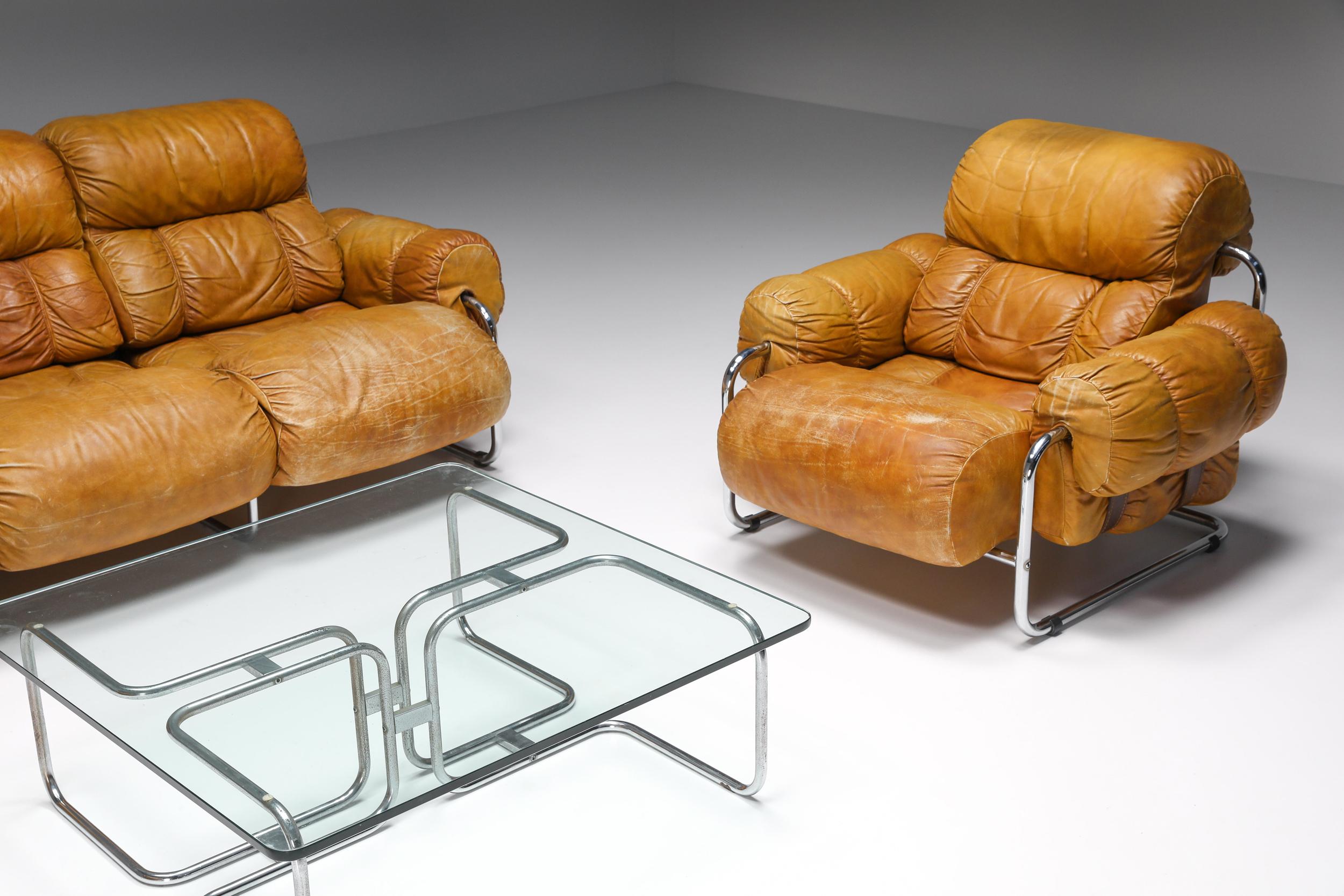Tucroma Lounge Chairs by Guido Faleschini for Pace Collection, Italian Design 9