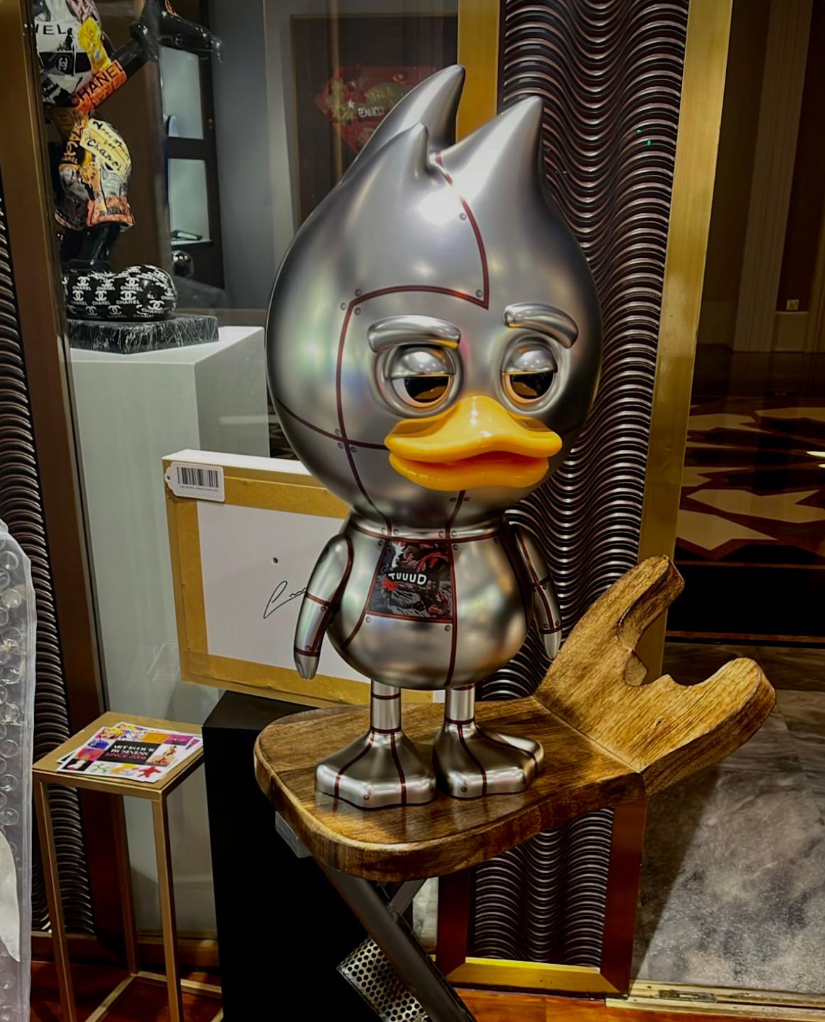 Tudy Tyson Duck - Petit - Sculpture de TUD TOY