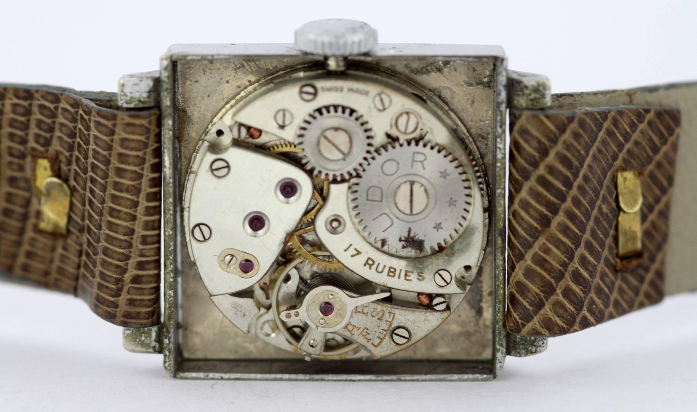 Tudor, Men's Manual Winding Wristwatch, circa 1940s 5