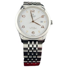 Tudor 1926 91650 41mm White Diamond Dial Stainless Steel Box Paper