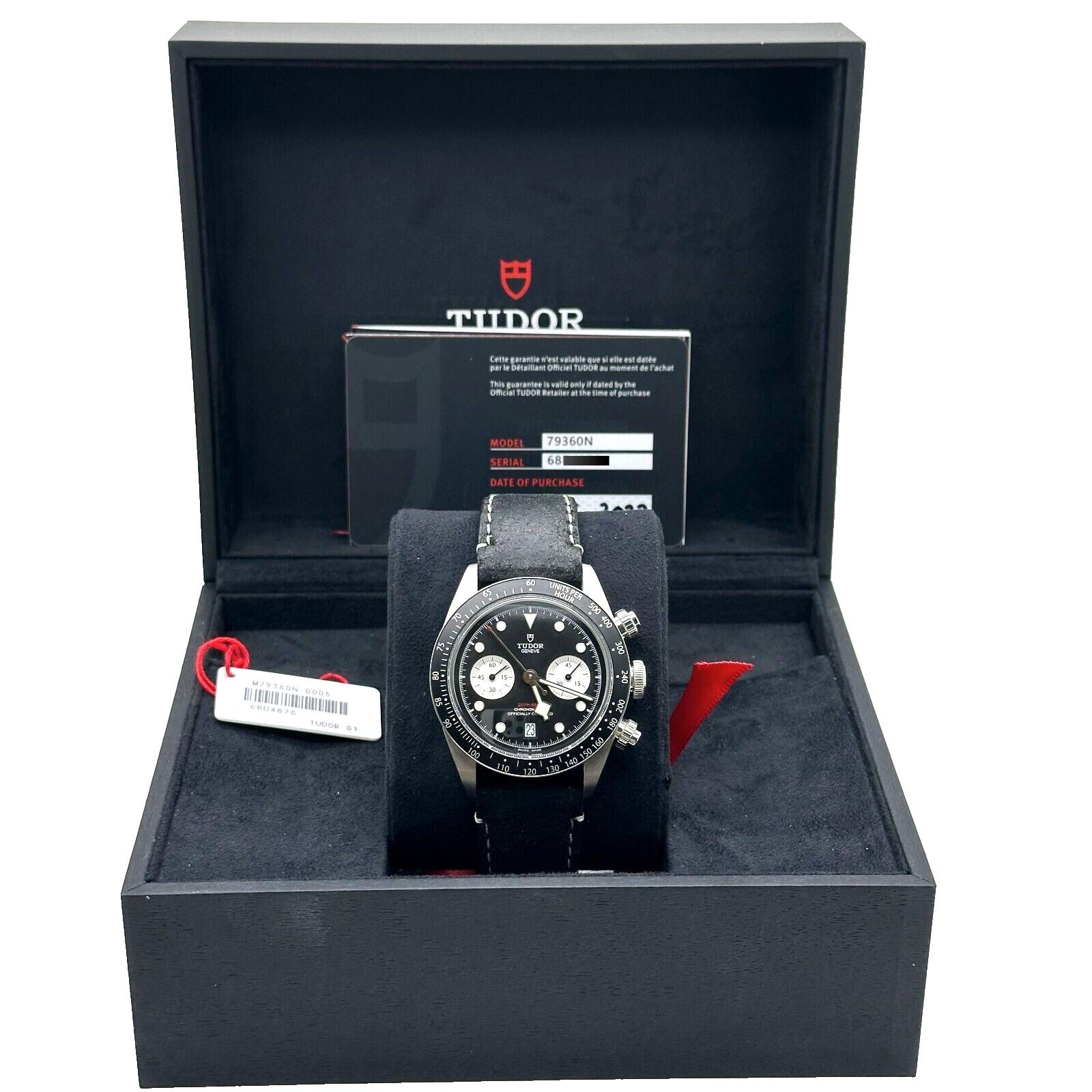Tudor 2023 Heritage Black Bay 79360N Black Dial Stainless Steel 41mm Box Paper In Excellent Condition For Sale In San Diego, CA