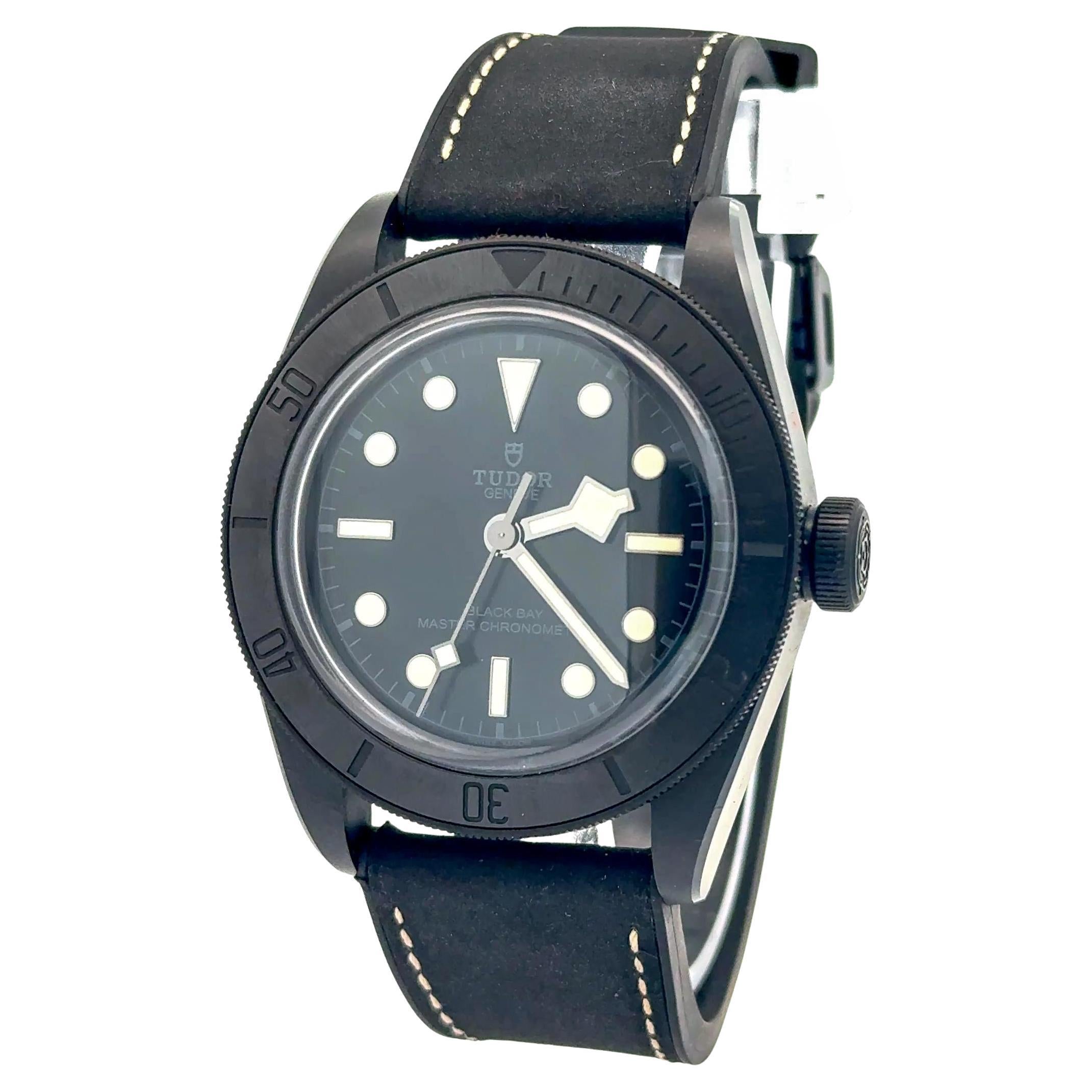 Tudor 2025 Black Bay 79210CNU Schwarz Keramik 41mm Uhr w / FULL SET im Angebot