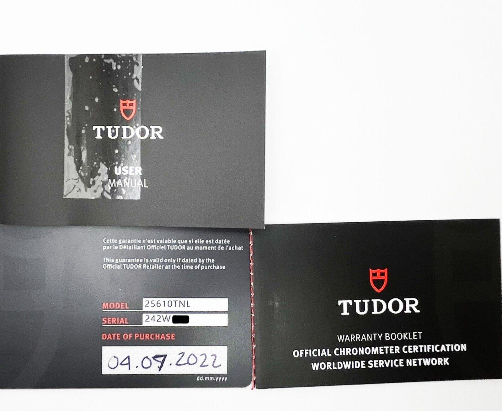 Men's Tudor 25610TNL Pelagos LHD Black Dial Titanium Box Paper 2022