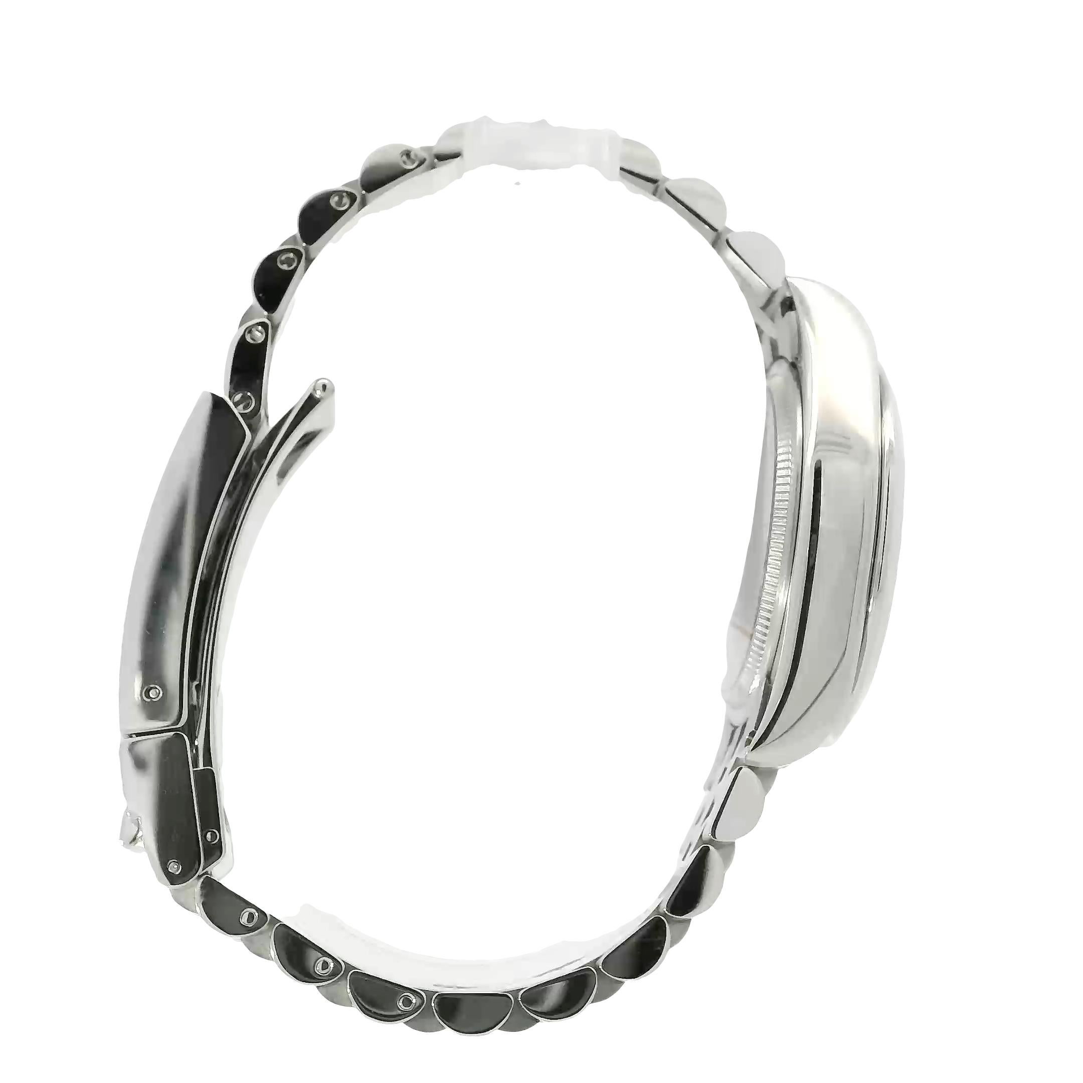 Tudor 79600-0006 Black Bay 31mm Silber Diamant Zifferblatt Edelstahl Uhr im Zustand „Neu“ im Angebot in Boca Raton, FL