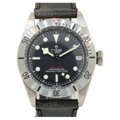 Tudor 79730 Montre Bay noire à cadran en acier inoxydable, en stock