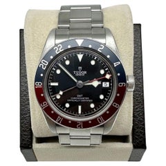 Tudor 79830 GMT Heritage Black Bay Red Blue Pepsi Stainless Steel Box Paper
