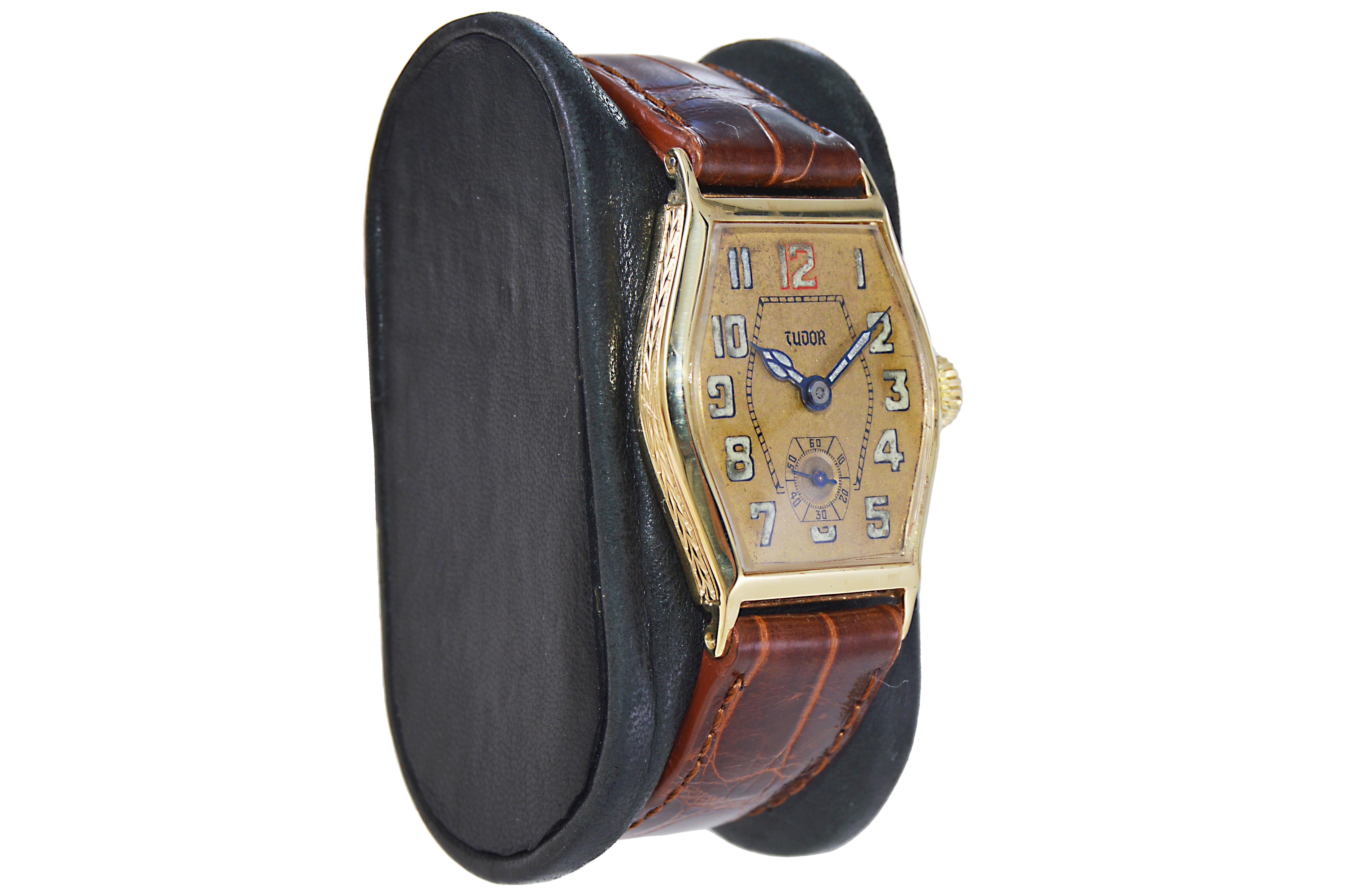 tudor rose gold watch