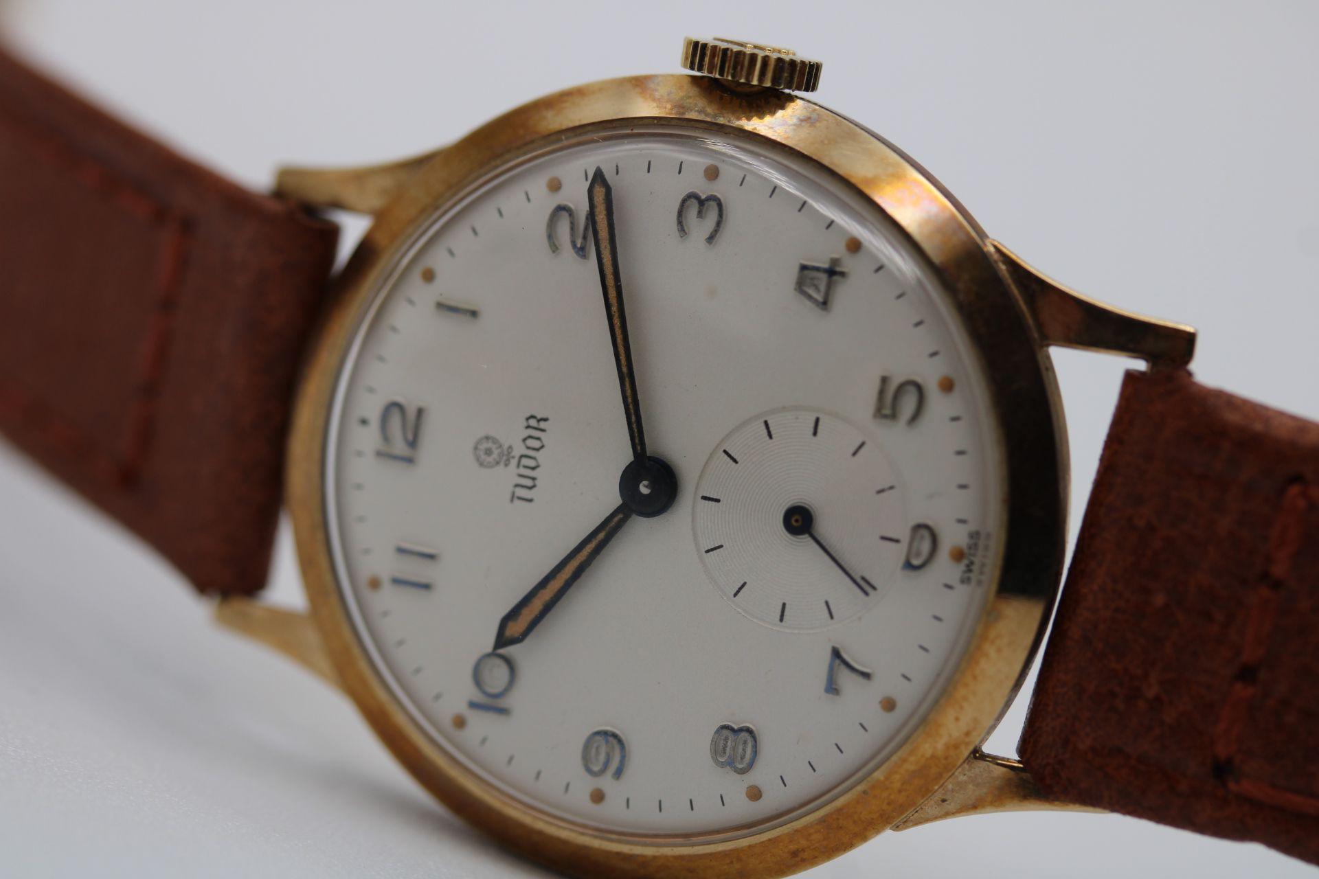 Women's or Men's Tudor 9ct Gold Vintage Watch C.1964