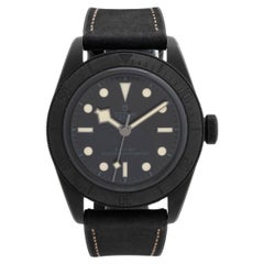 Tudor Back Bay Ceramic "Black"  Wristwatch Ref 79210CNU. 41mm Case, Rubber Strap