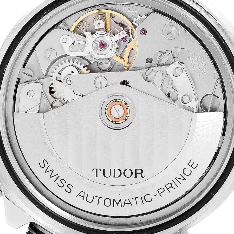 Tudor Big Block Black Dial Steel Vintage Men's Watch 79160 Box Papers For Sale 5