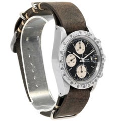 Tudor Big Block Black Dial Steel Vintage Men's Watch 94300