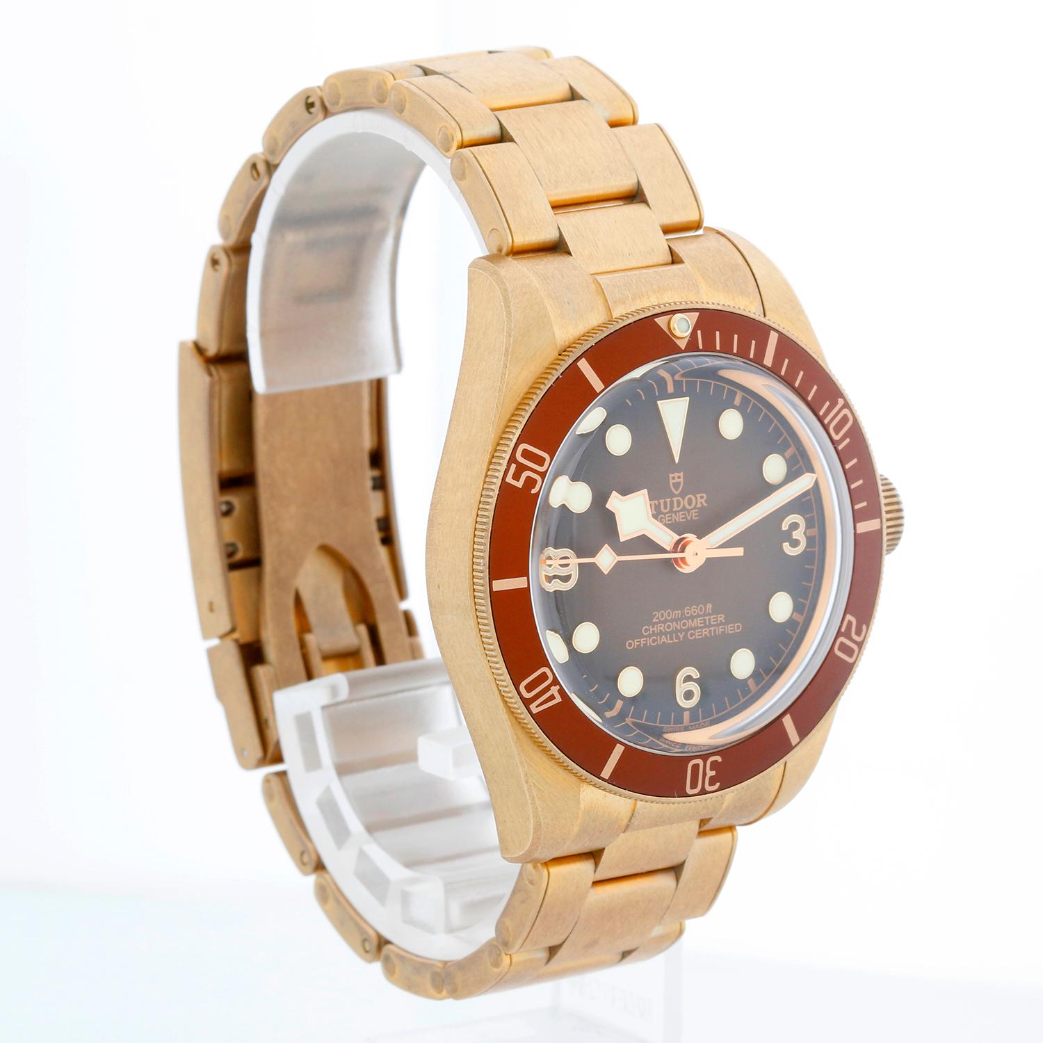 Tudor Black Bay 58 Fifty-Eight Bronze Men's 79012M In Excellent Condition For Sale In Dallas, TX